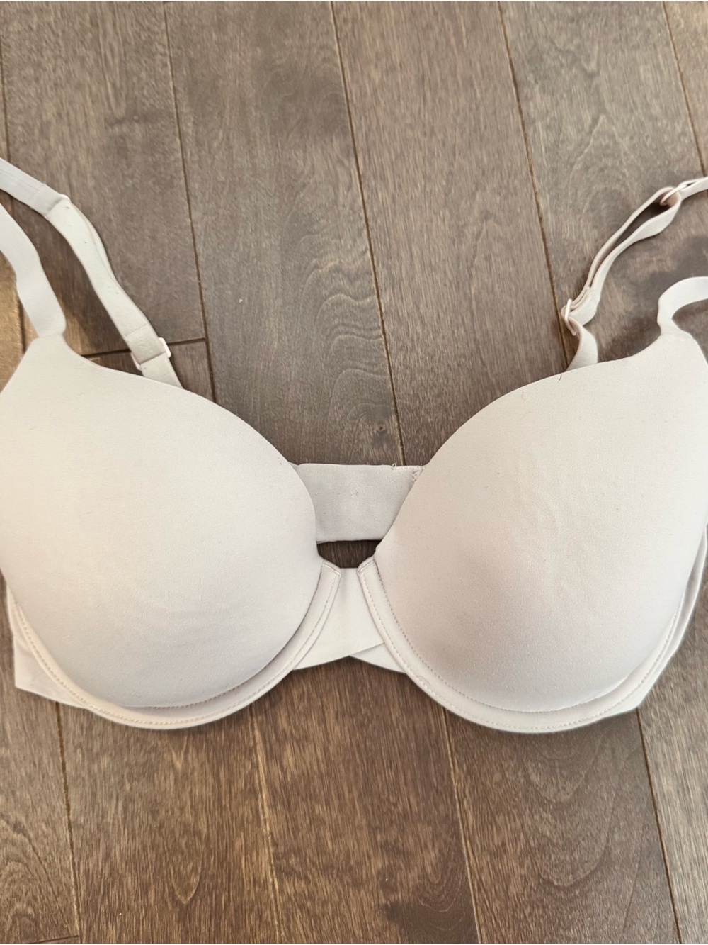Calvin Klein Light Grey Molded T-Shirt Bra with Underwire 32DD